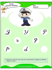 P Sesi Çalışma Sayfaları